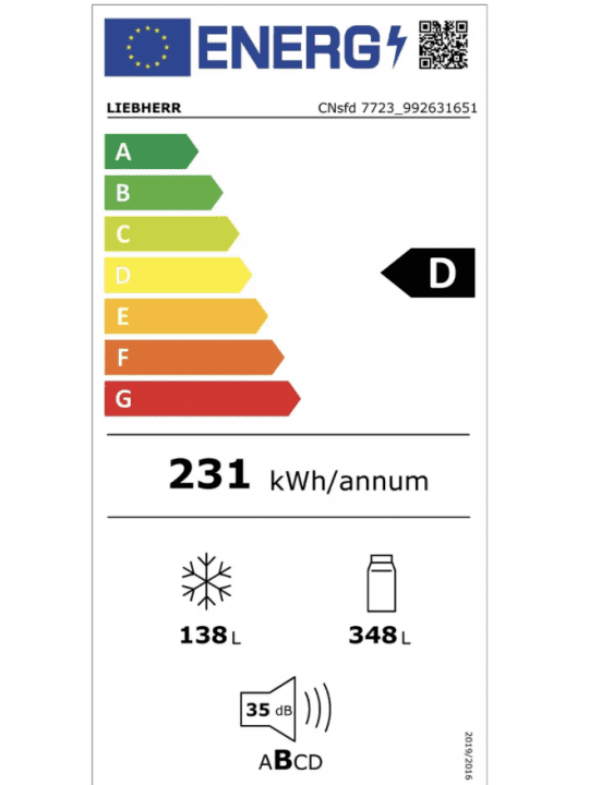 Hladilnik z zamrzovalnikom CNsfd 7723 plus NoFrost LIEBHERR